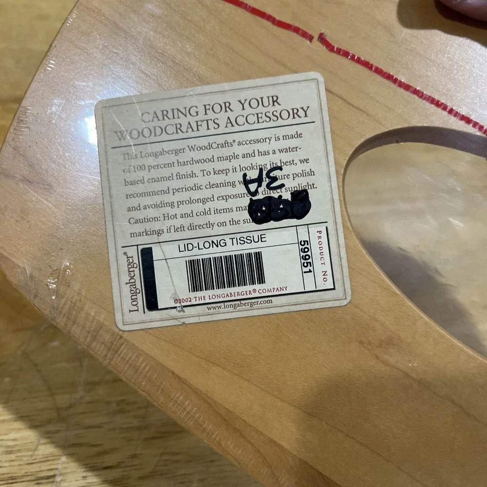 Longaberger product wooden